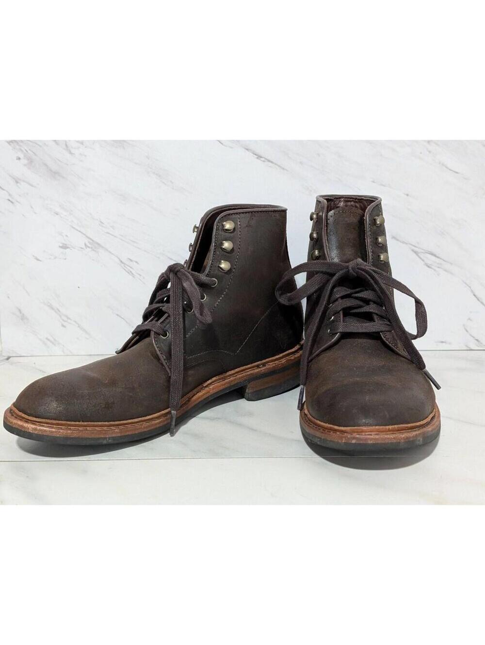 Allen Edmonds Higgins Mill Men's Brown Leather Weatherproof Boot Sz 8.5